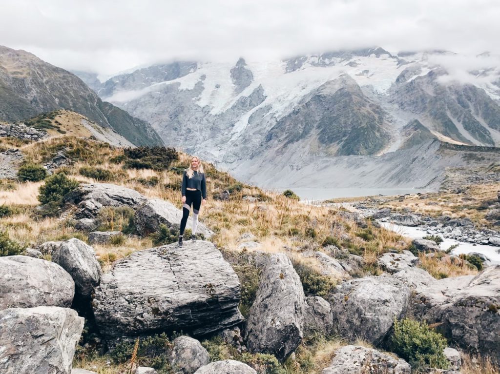 Hooker Valley track view