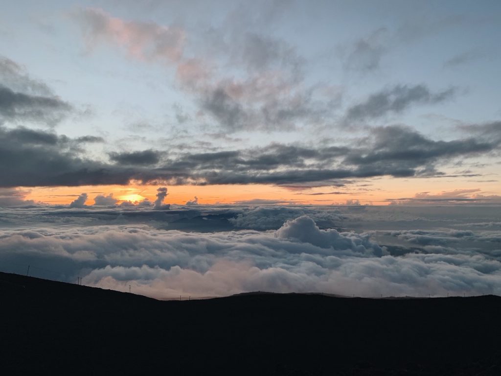 Haleakala cloudy views visit Hawaii