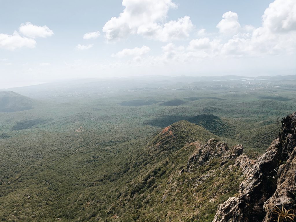 View of Christoffel Mountain