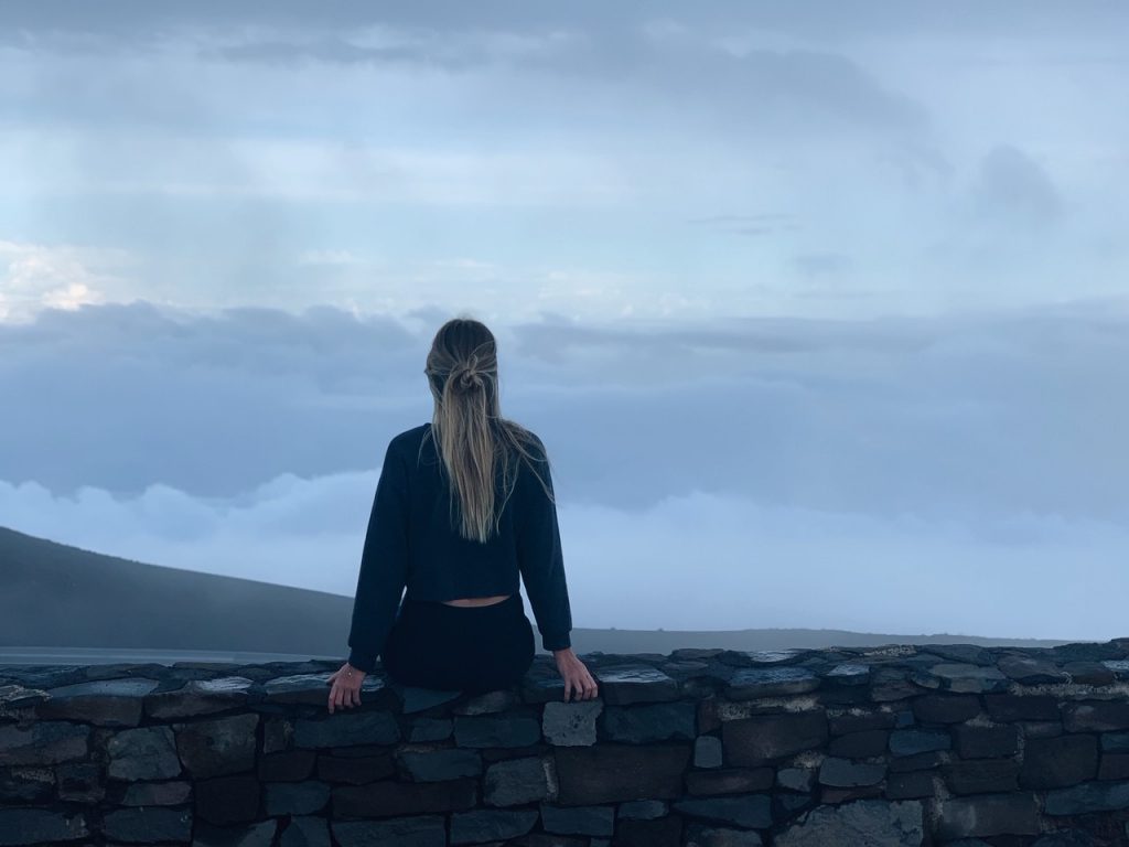 Waiting for the sunset at Haleakala 