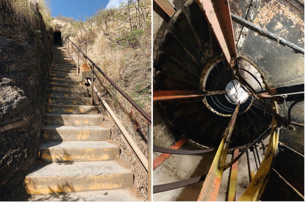 Diamond Head hike stairs