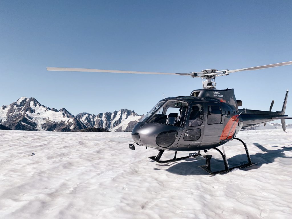Glacial Helicopter flight highlights South Island New Zealand