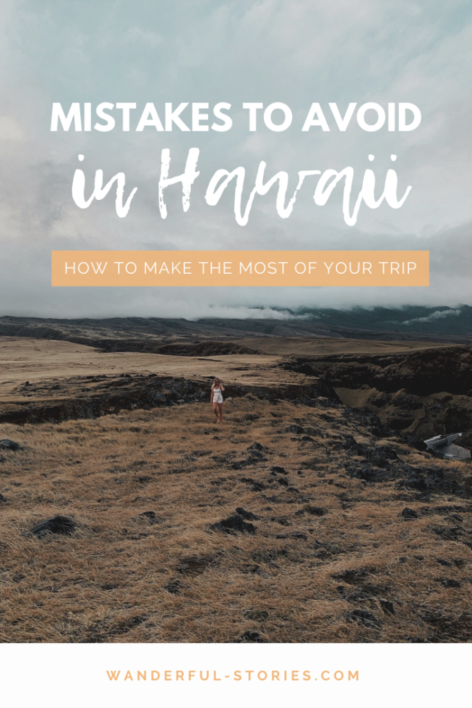 mistakes to avoid in Hawaii
