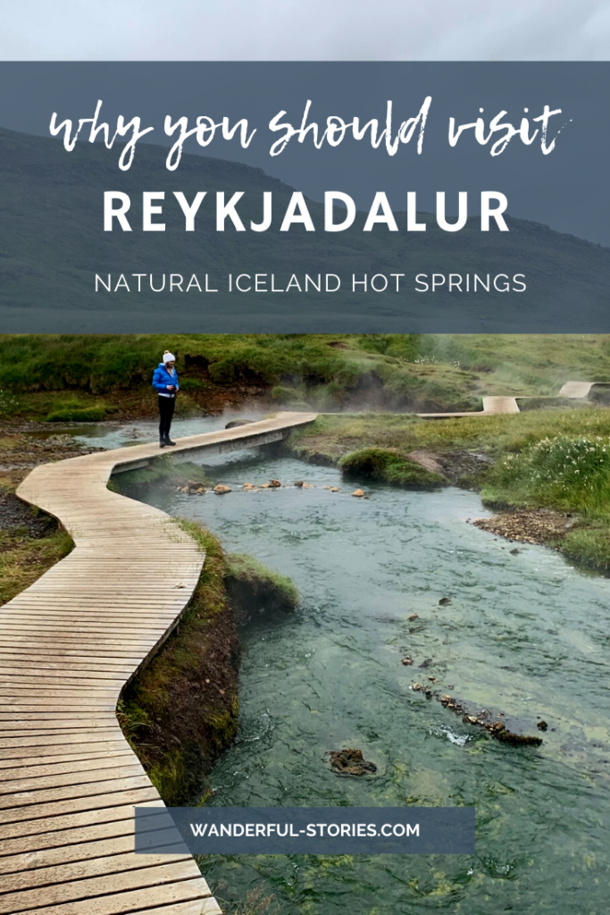 Reykjadalur hot springs thermal river