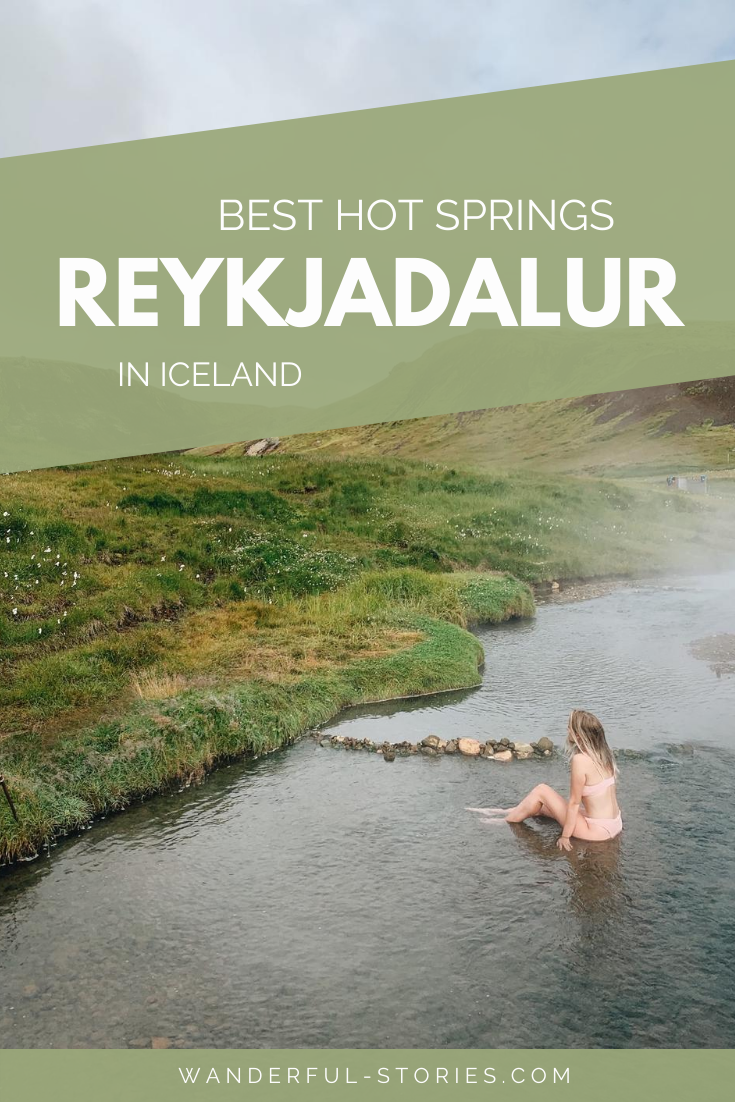 Reykjadalur hot springs thermal river